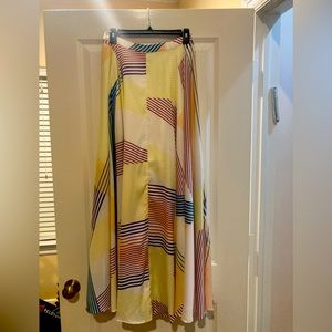 Multi colored maxi skirt - spring/summer